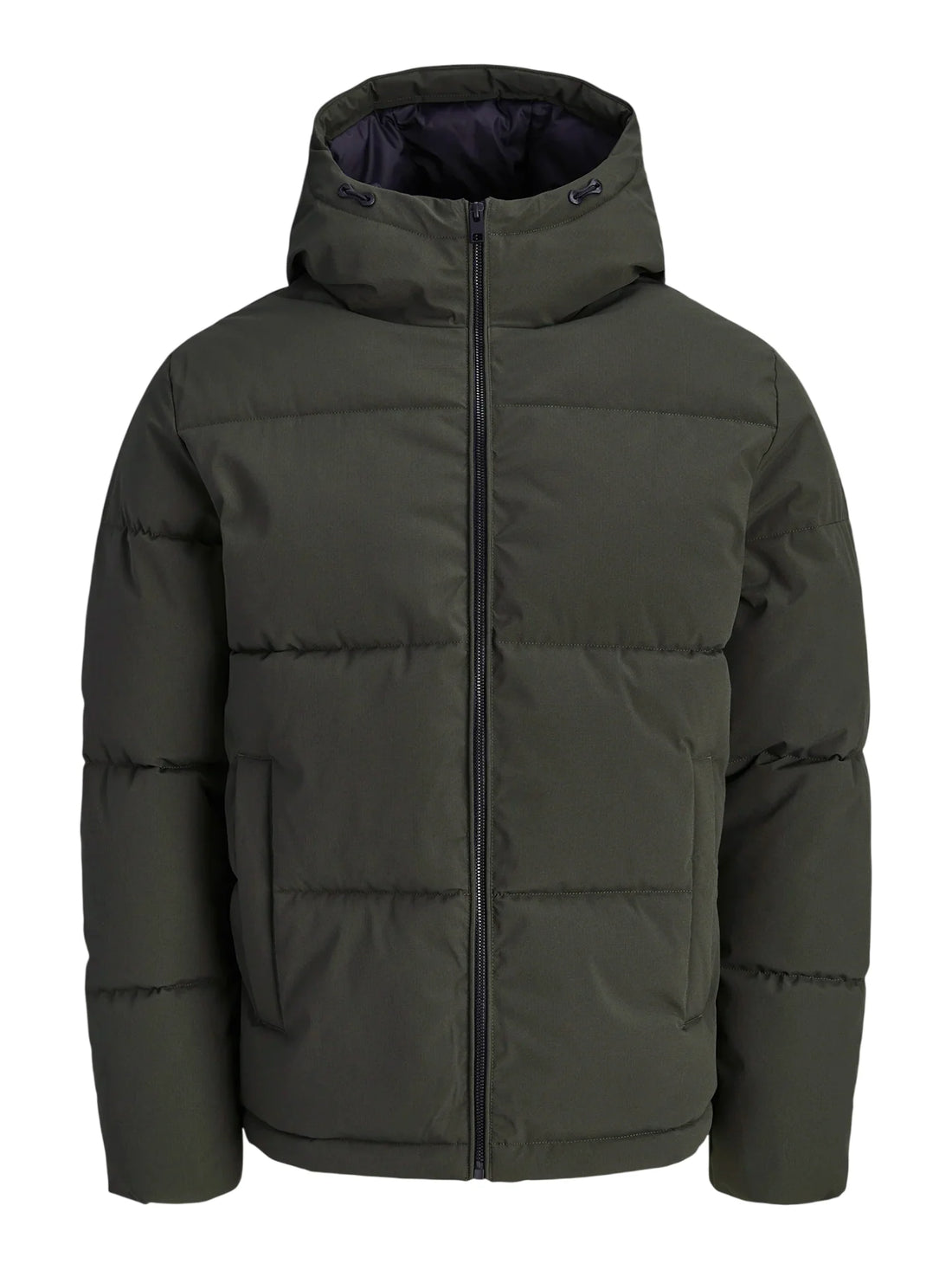 Jack&Jones piumino uomo trapuntato Galaxy con cappuccio verde