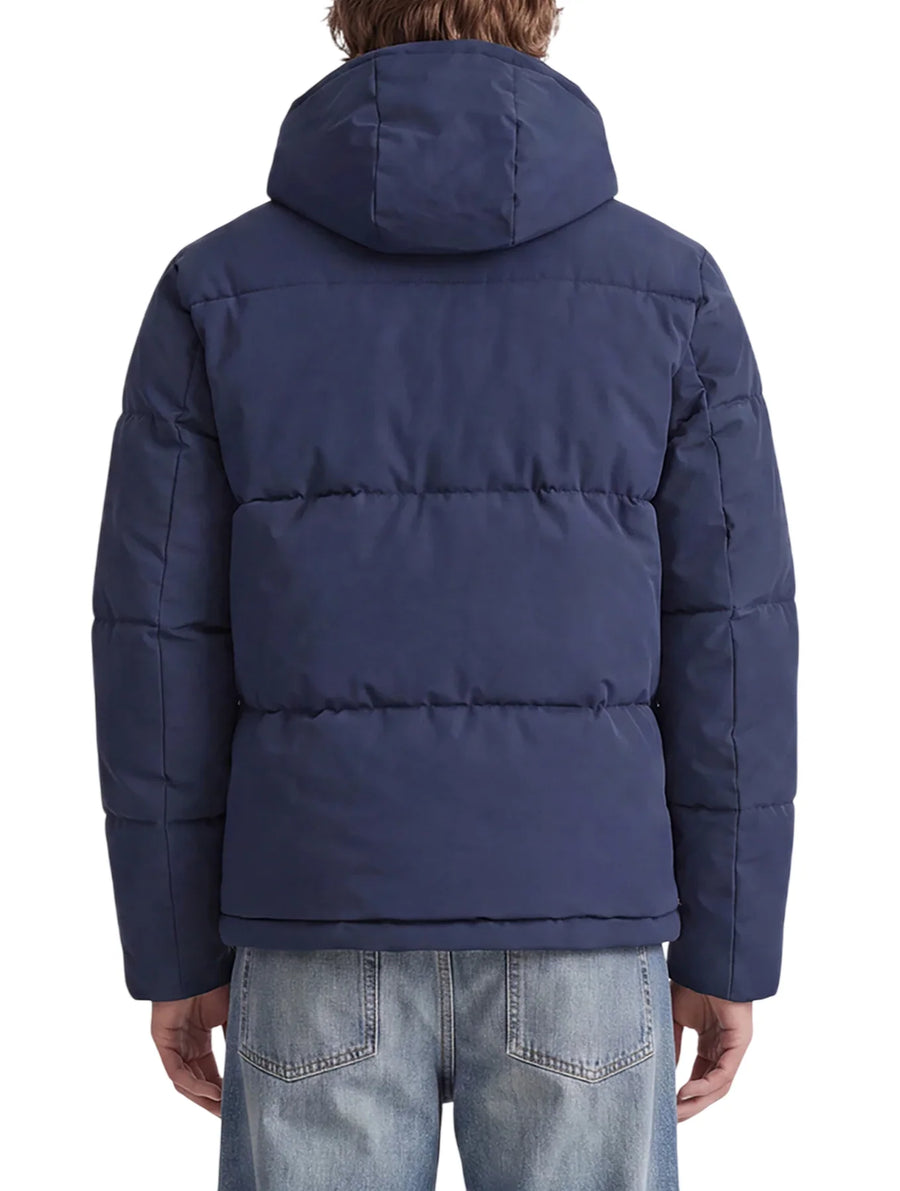 Jack&Jones piumino uomo trapuntato Galaxy con cappuccio blu 12303930 SKY CAPTAIN JACK&JONES