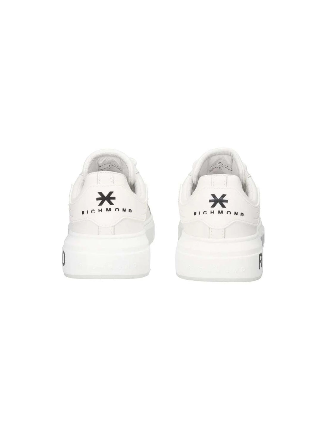 John Richmond sneakers uomo in pelle stampa logo bianco
