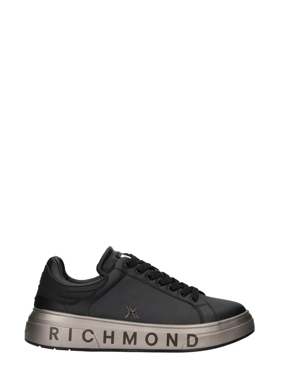 John Richmond sneakers uomo Action Leather in pelle nero