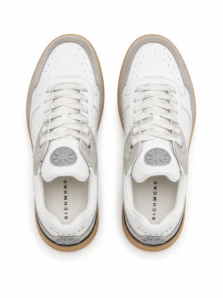 John Richmond sneakers uomo Suede in pelle panna tortora 32414 A John RICHMOND 