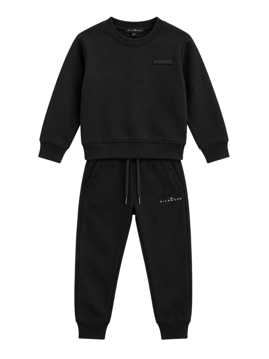 John Richmond tuta sportiva bambino Stapur nero RBA26002CF BLACK John RICHMOND