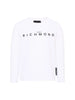 John Richmond T-shirt bambino manica lunga in cotone bianco