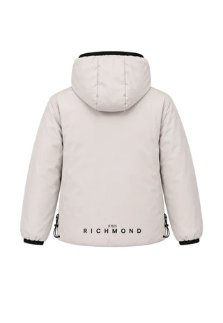 John Richmond giubbino imbottito con cappuccio bambino Garuta nero grigio RBA26036GB BLACK John RICHMOND