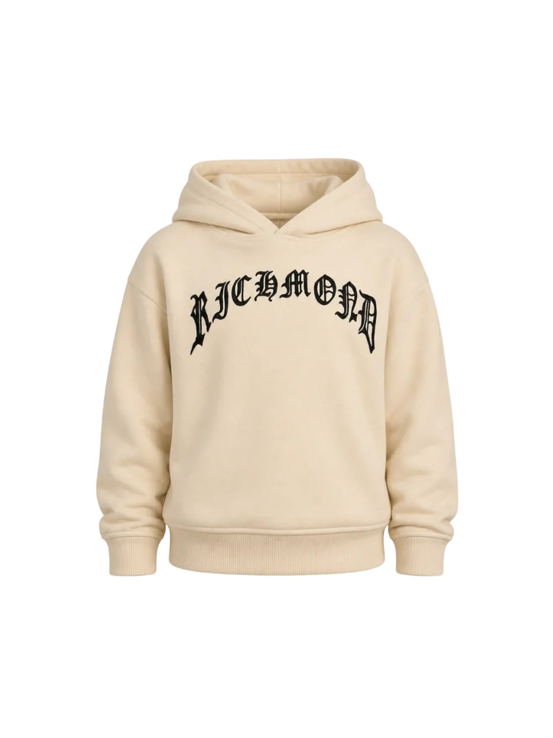 John Richmond felpa bambino con cappuccio Kutry beige chiaro