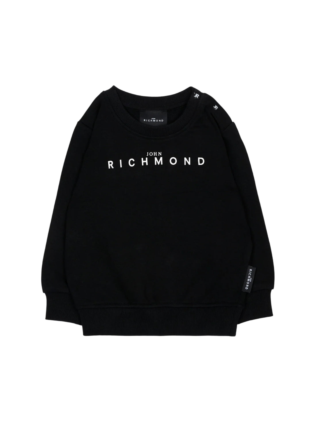 John Richmond felpa neonato Pashiri con logo nero
