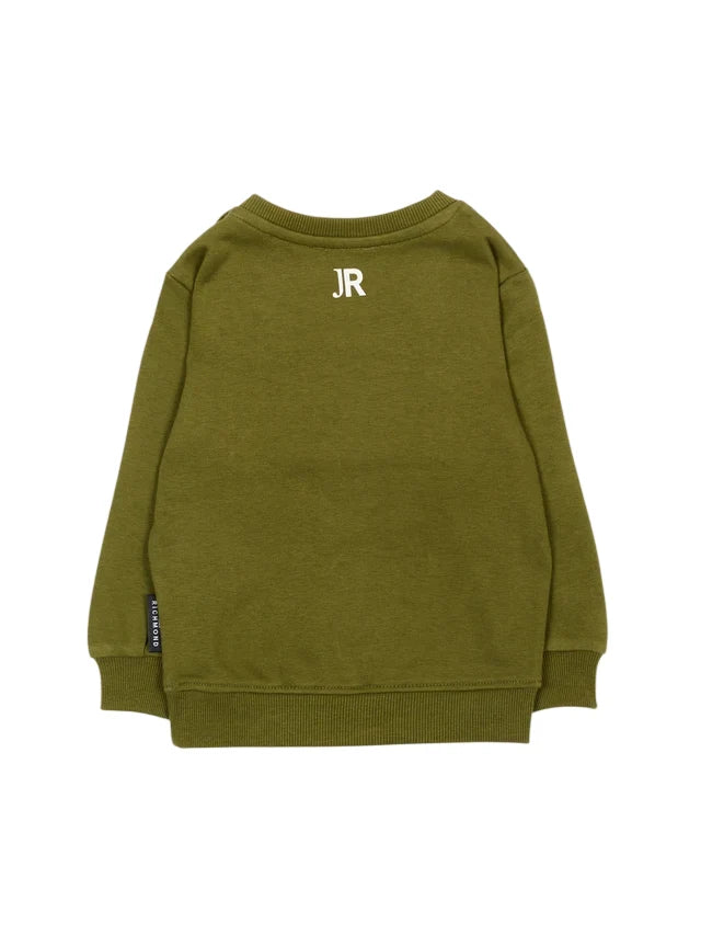 John Richmond felpa neonato Pashiri con logo verde
