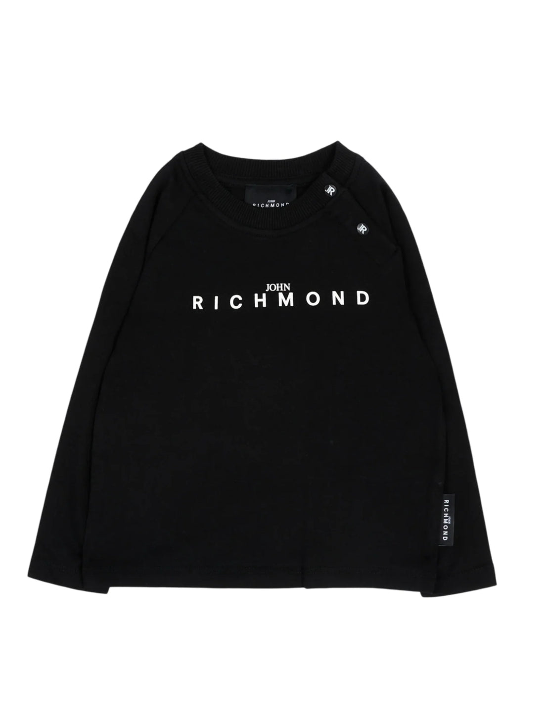 John Richmond T-shirt manica lunga neonato Singix nero