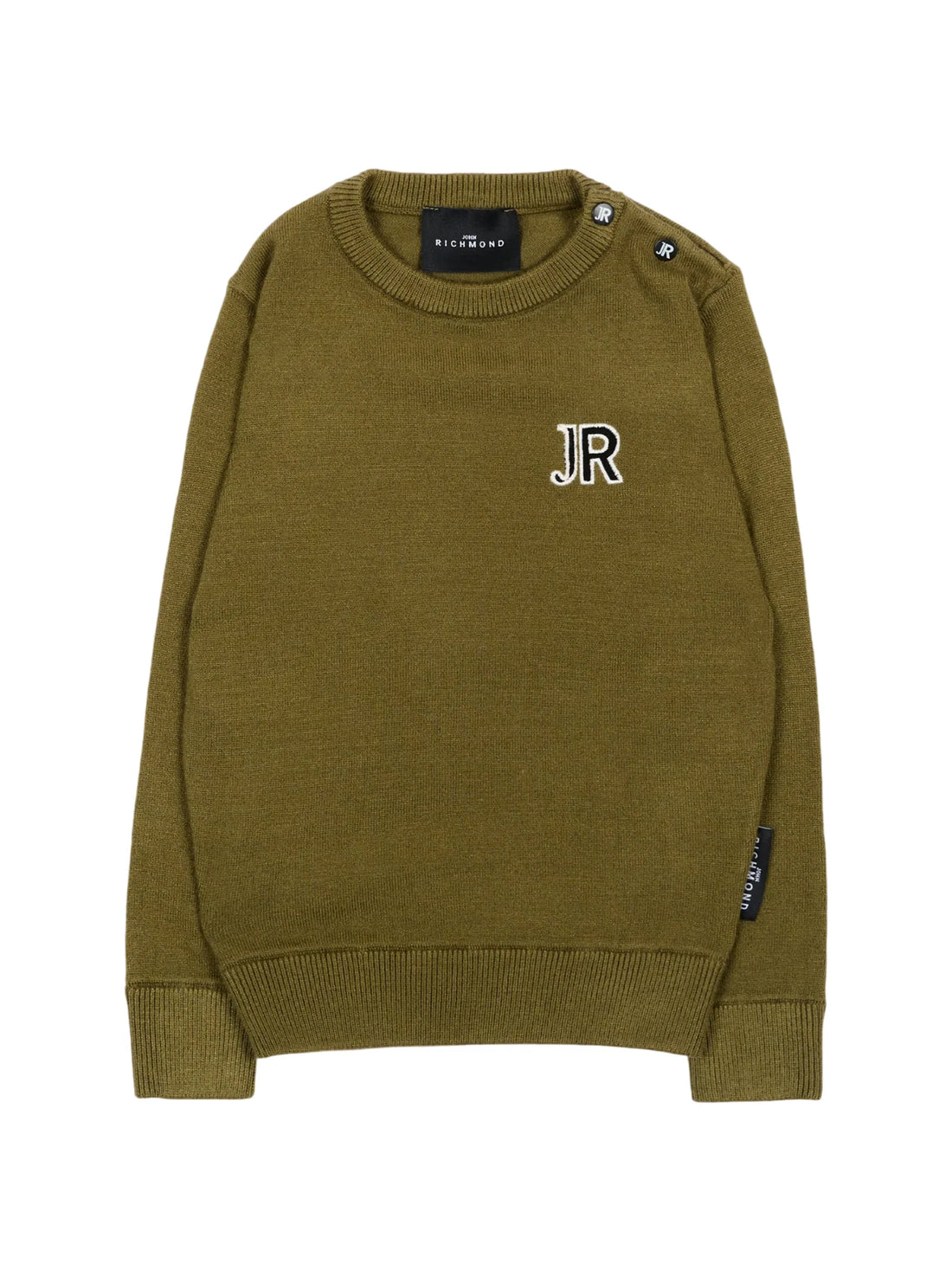 John Richmond maglia neonato Amaptix con logo verde