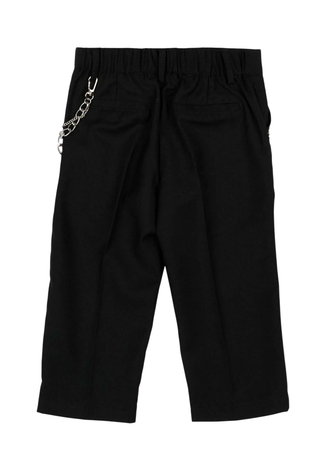 John Richmond pantaloni neonato con catenella Kambi nero