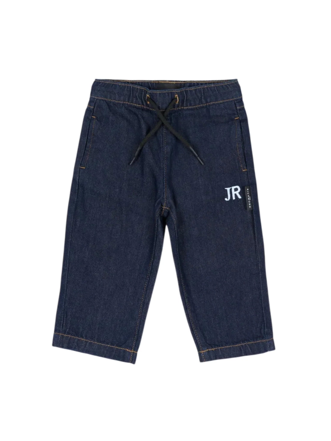 John Richmond pantaloni neonato Omerkan lavaggio con logo blu