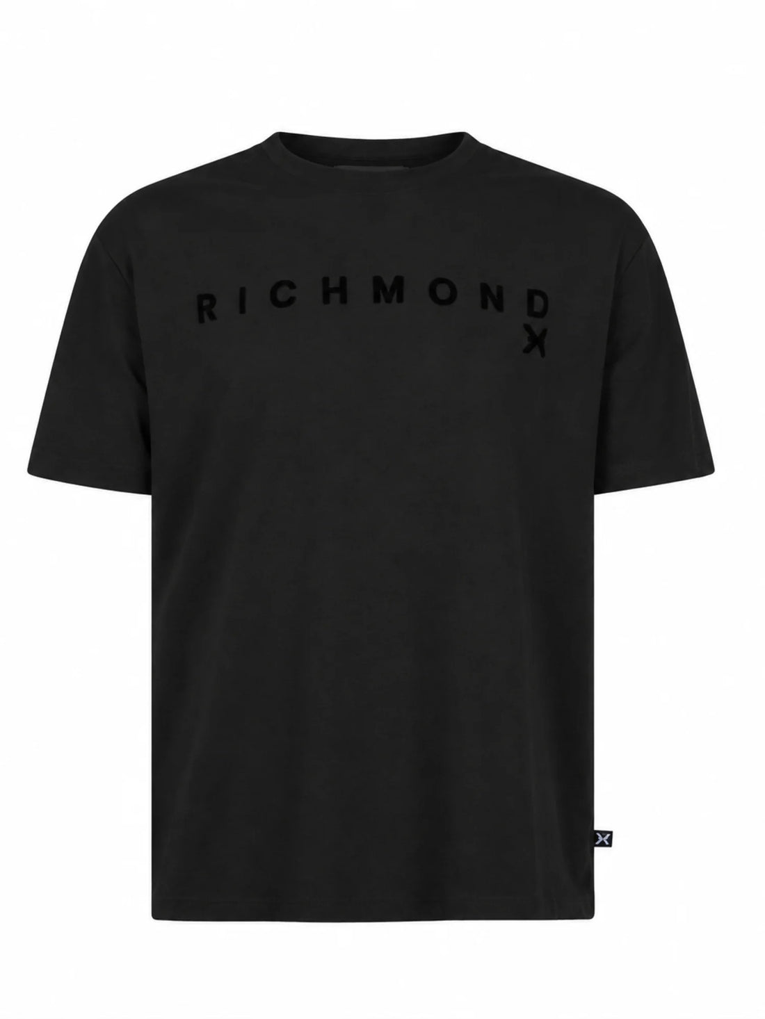 John Richmond T-shirt manica corta con logo Hiyer nero