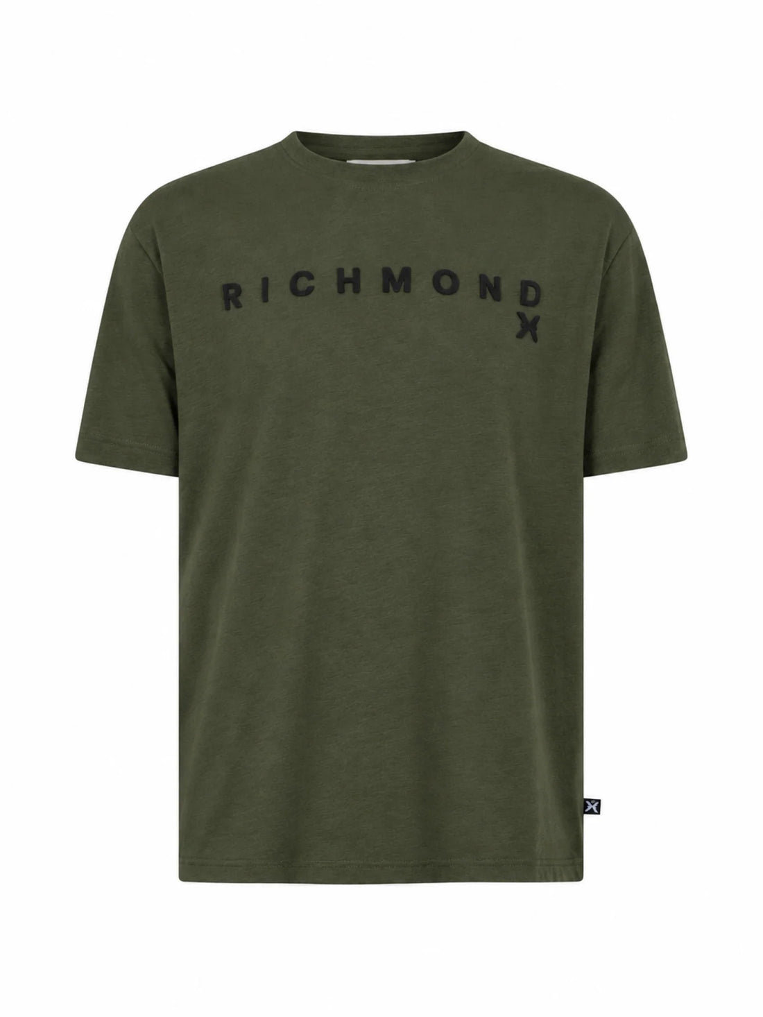 John Richmond T-shirt manica corta con logo Hiyer verde