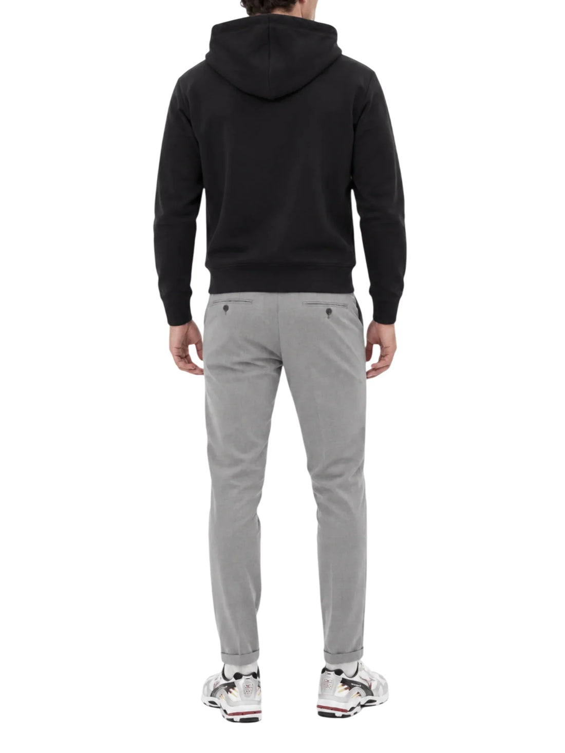 John Richmond felpa con cappuccio uomo Kadam nero