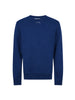 John Richmond felpa uomo Josa con ricamo logo blu