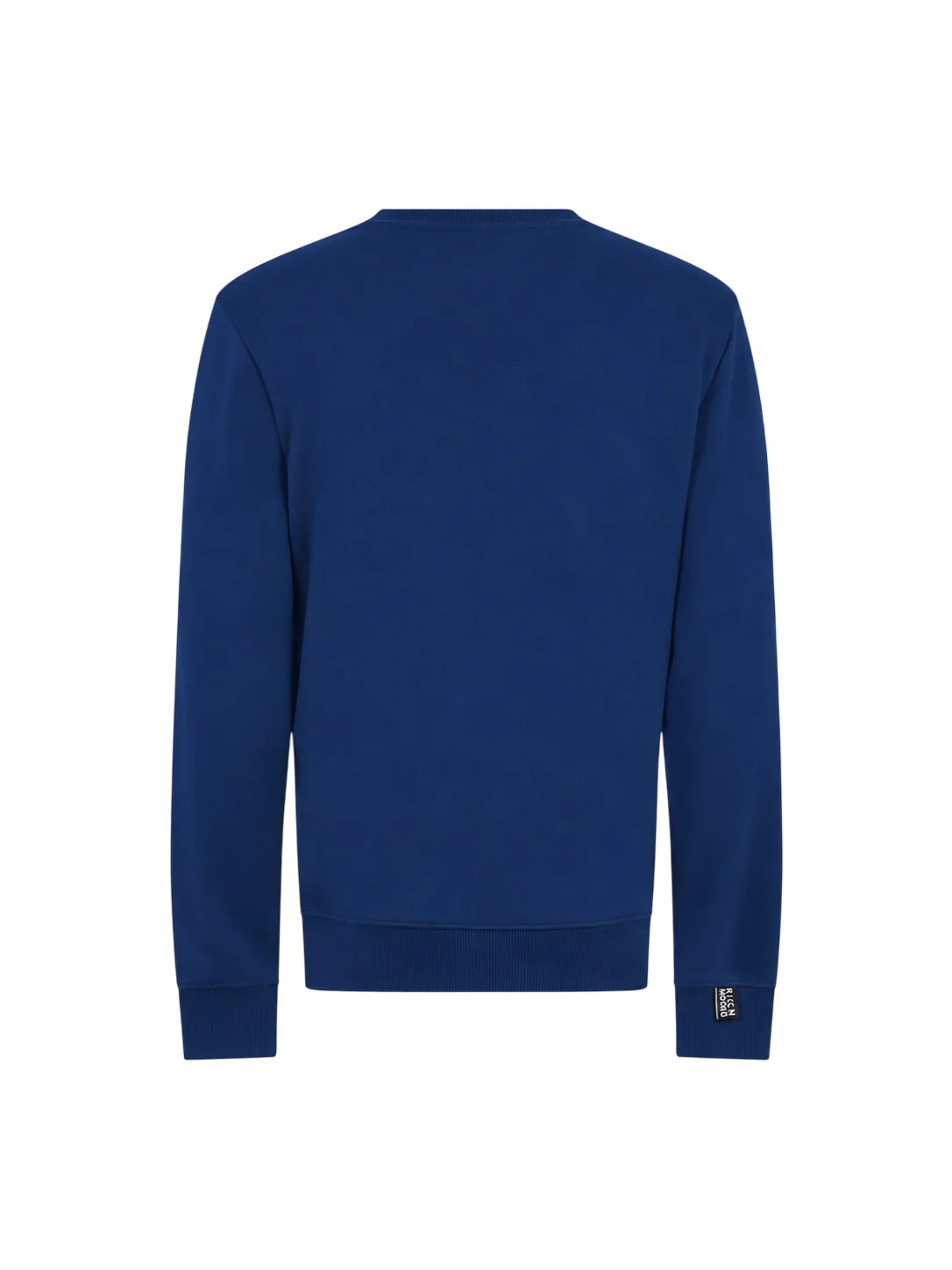 John Richmond felpa uomo Josa con ricamo logo blu