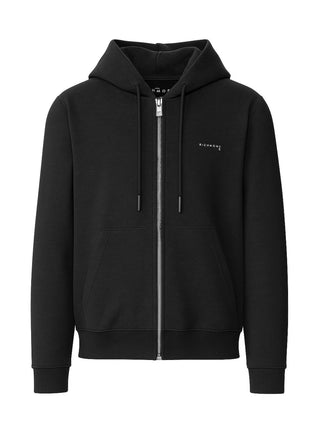 John Richmond felpa con zip e cappuccio uomo Dayale nero UMA26032FE BLACK John RICHMOND