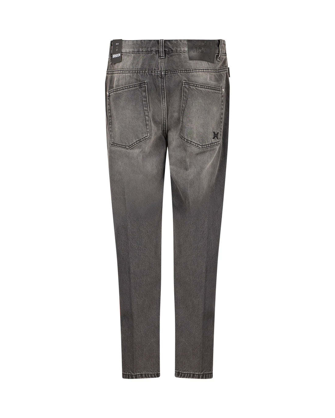John Richmond jeans uomo Brandon stonewashed lavaggio grigio