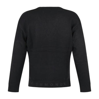 John Richmond cardigan uomo Planio misto lana e cashmere nero UMA26165CD BLACK John RICHMOND