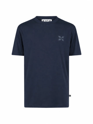 John Richmond T-shirt uomo manica corta Thimpor blu UMA26172TS BLUE PAGEANT John RICHMOND