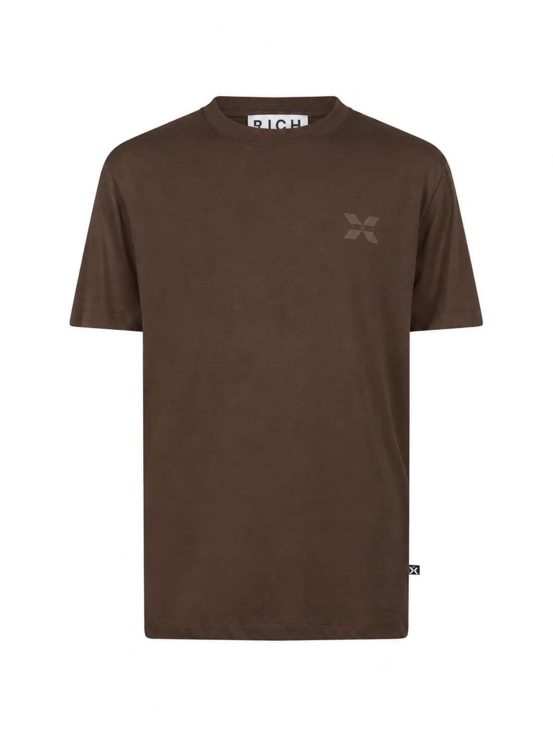 John Richmond T-shirt uomo manica corta Thimpor marrone