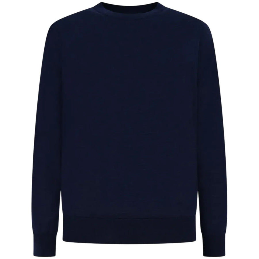 John Richmond maglia girocollo uomo in lana Merinos blu UMA26283MA BLUE PAGEANT John RICHMOND 