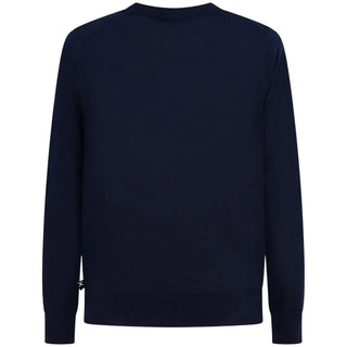 John Richmond maglia girocollo uomo in lana Merinos blu UMA26283MA BLUE PAGEANT John RICHMOND