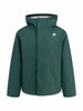 K-Way piumino bambino Jacko con cappuccio verde scuro