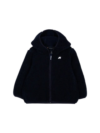 K-way giubbino unisex neonato Janne Polar con cappuccio blu K41478W K89 K-WAY