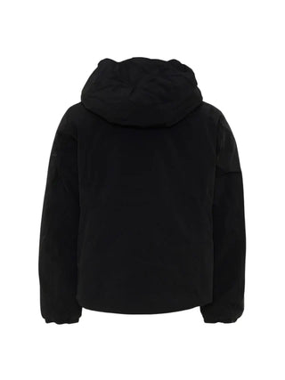 K-Way giubbino bambina Lily con cappuccio nero fucsia