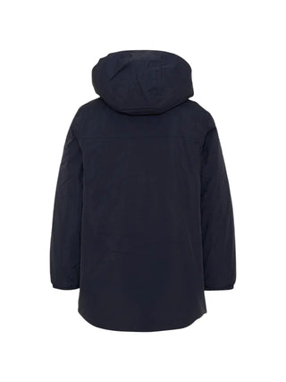 K-Way piumino lungo bambino Le Vrai Eiffel con cappuccio blu K7142UW K89 K-WAY 