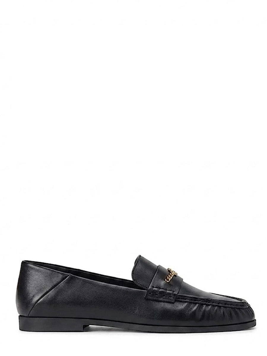 Kurt Geiger mocassini donna in pelle con dettaglio logato nero 5808000109 BLACK KURT GEIGER 