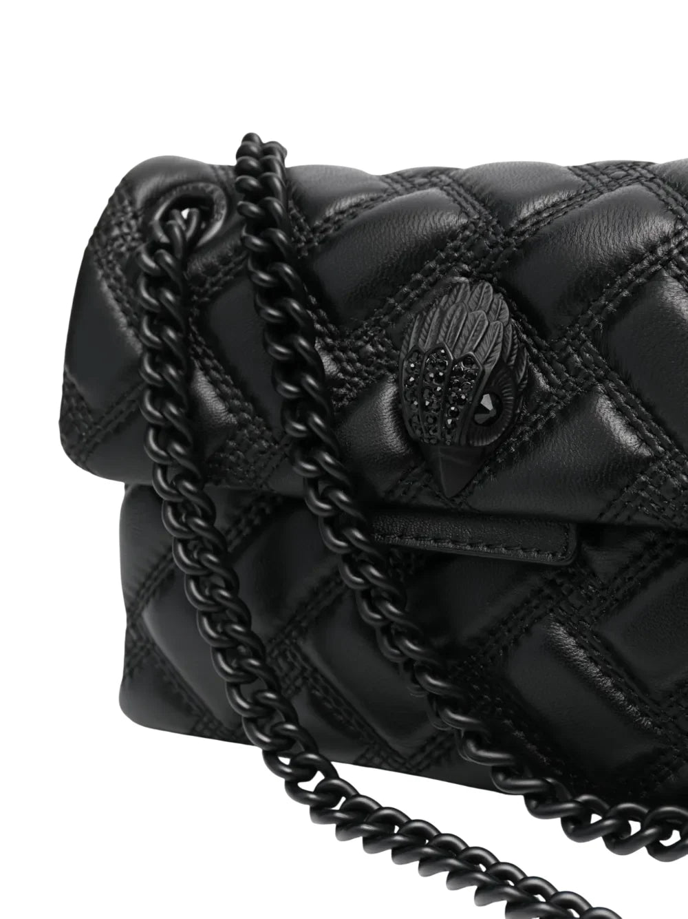 Kurt Geiger borsa a spalla Kensington in pelle trapuntata nero
