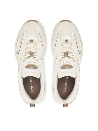 Lacoste sneakers donna Storm 96 in mesh ed ecopelle panna 752SFA0027 2R2 LACOSTE 