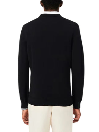 Lacoste maglia girocollo uomo in cotone nero AH1985 031 LACOSTE 