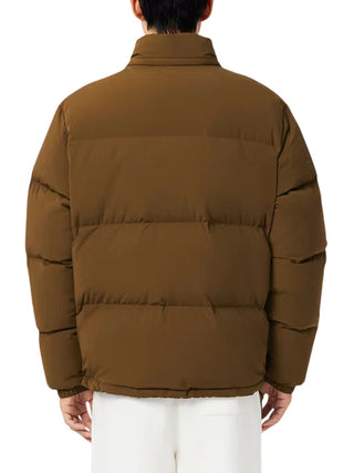 Lacoste piumino uomo impermabile con cappuccio marrone BH5154 DPD LACOSTE 