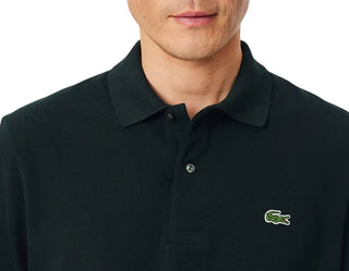 Lacoste polo manica lunga 12.12  in piquè verde scuro L1312 GJP LACOSTE