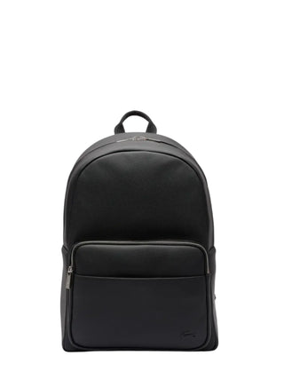 Lacoste zaino uomo con tasca tela piquè nero NH4430 000 LACOSTE 