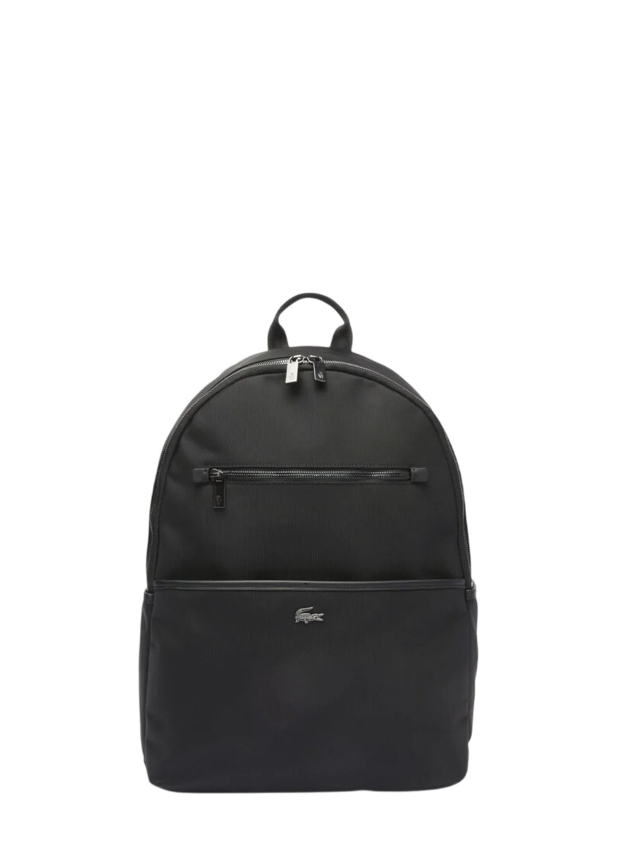 Lacoste zaino unisex con tasche nero