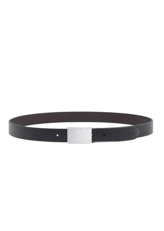 Lacoste cintura in pelle reversibile uomo nero marrone RC4060 371 LACOSTE