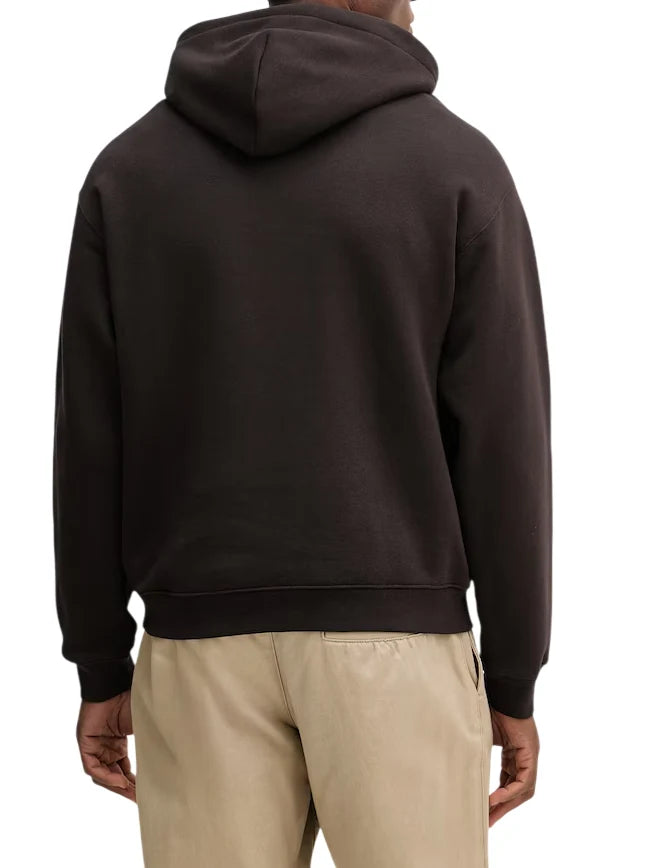 Lacoste felpa uomo con cappuccio in cotone bianco