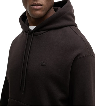 Lacoste felpa uomo con cappuccio in cotone bianco SH7741 DPD LACOSTE