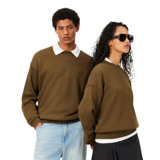 Lacoste felpa unisex oversize in caldo cotone marrone SH7745 DPD LACOSTE 