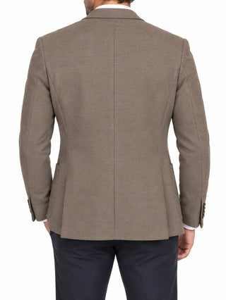 Le Braghe giacca blazer monopetto uomo tortora melange G525-2640 FANGO Le Braghe