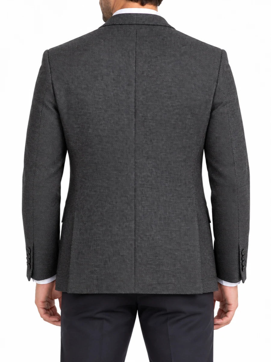 Le Braghe giacca blazer uomo monopetto nero