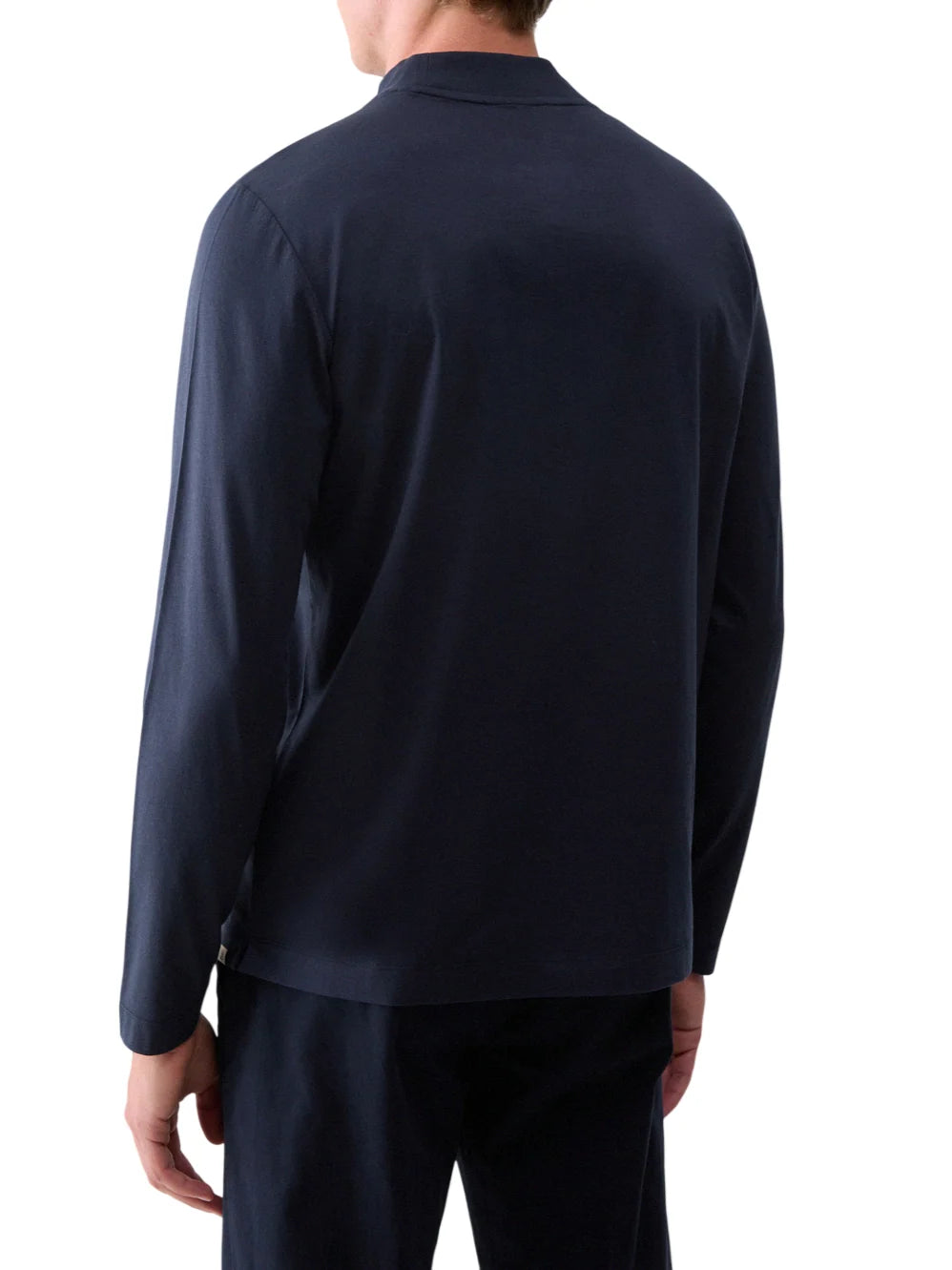Liu Jo T-shirt manica lunga uomo in cotone blu