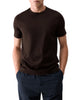 Liu Jo T-shirt uomo manica corta in cotone marrone