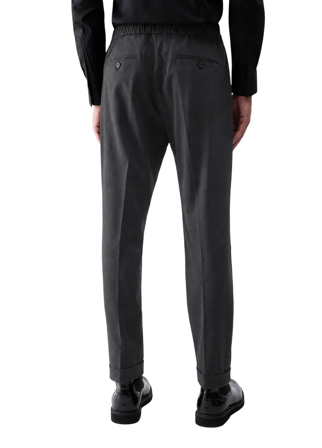 Liu Jo pantaloni uomo misto nylon e viscosa grigio