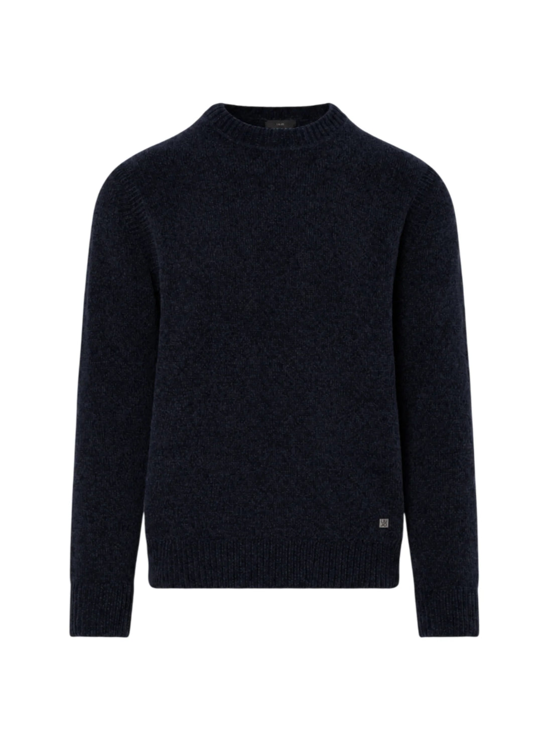 Liu Jo maglia girocollo uomo in ciniglia blu