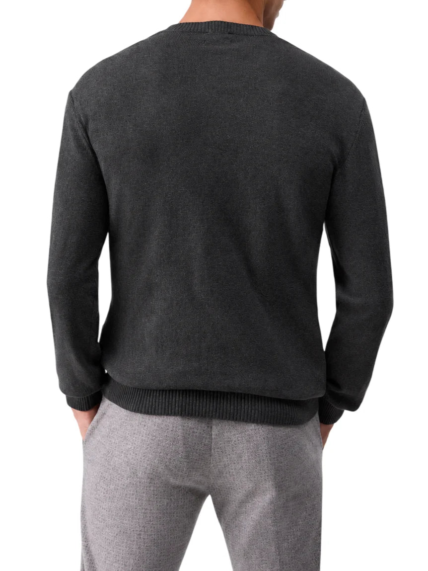 Liu Jo maglia uomo misto lana e cashmere grigio QF6145MA23P 02042 LIU JO